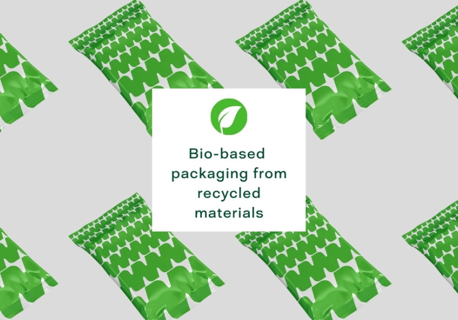 Bio-based packaging from recycled materials Bio-based packaging from recycled materials